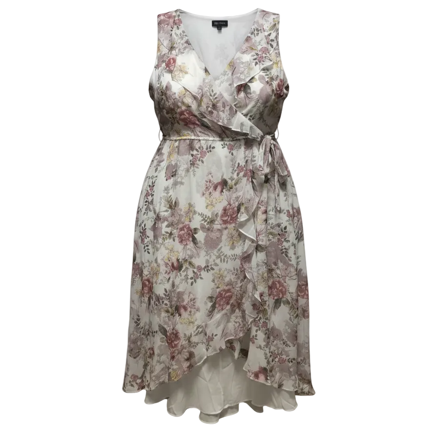 Dress Casual Maxi By City Chic In Floral Print, Size: XL