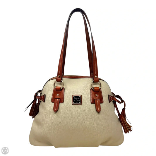 Domed Florentine Leather Satchel Designer By Dooney And Bourke, Size: Large