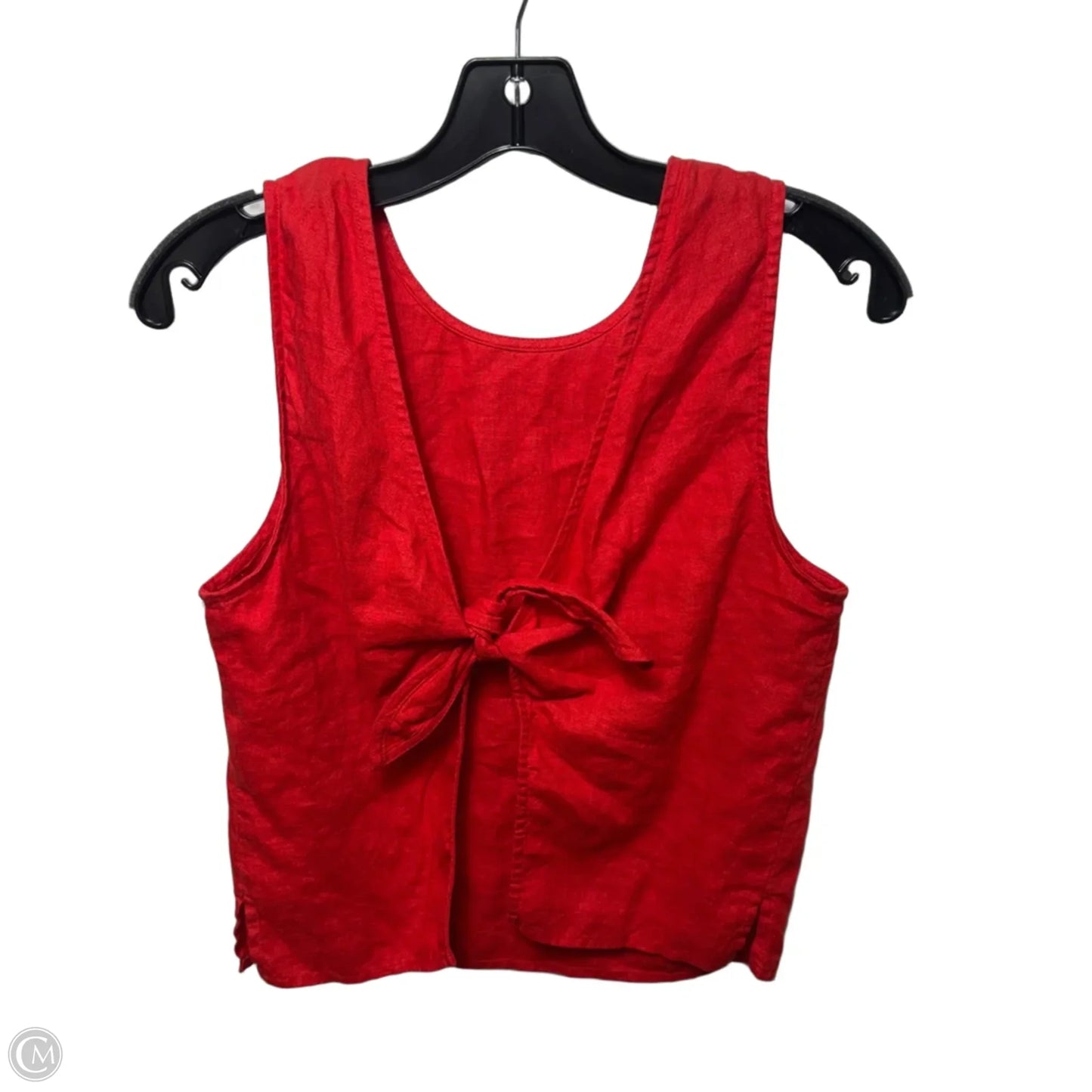 Linen Top Sleeveless By Madewell In Red, Size: 4