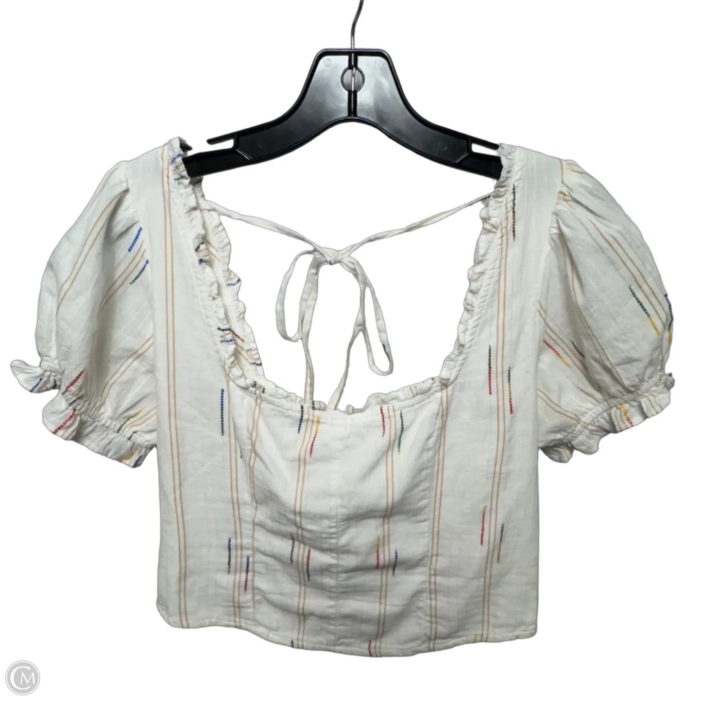 Seratonin Corset Top Cotton By Free People In Cream, Size: S