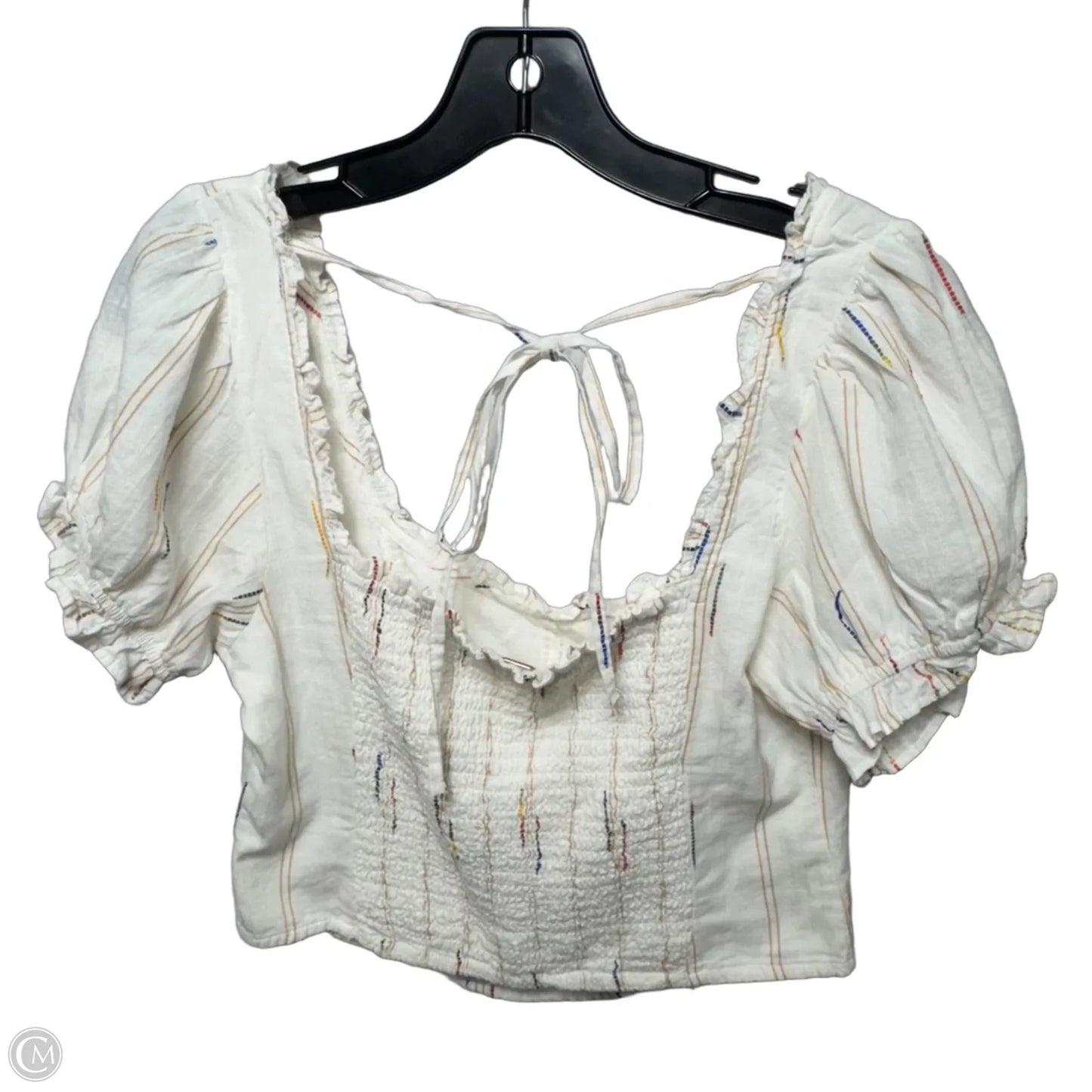 Seratonin Corset Top Cotton By Free People In Cream, Size: S