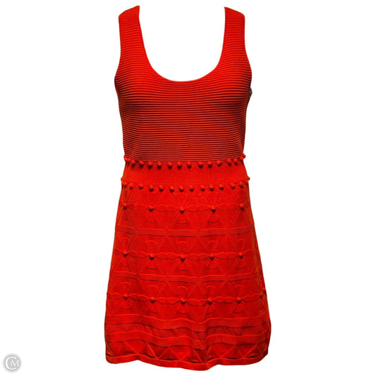 Knit Dress Designer By Milly In Orange, Size: M