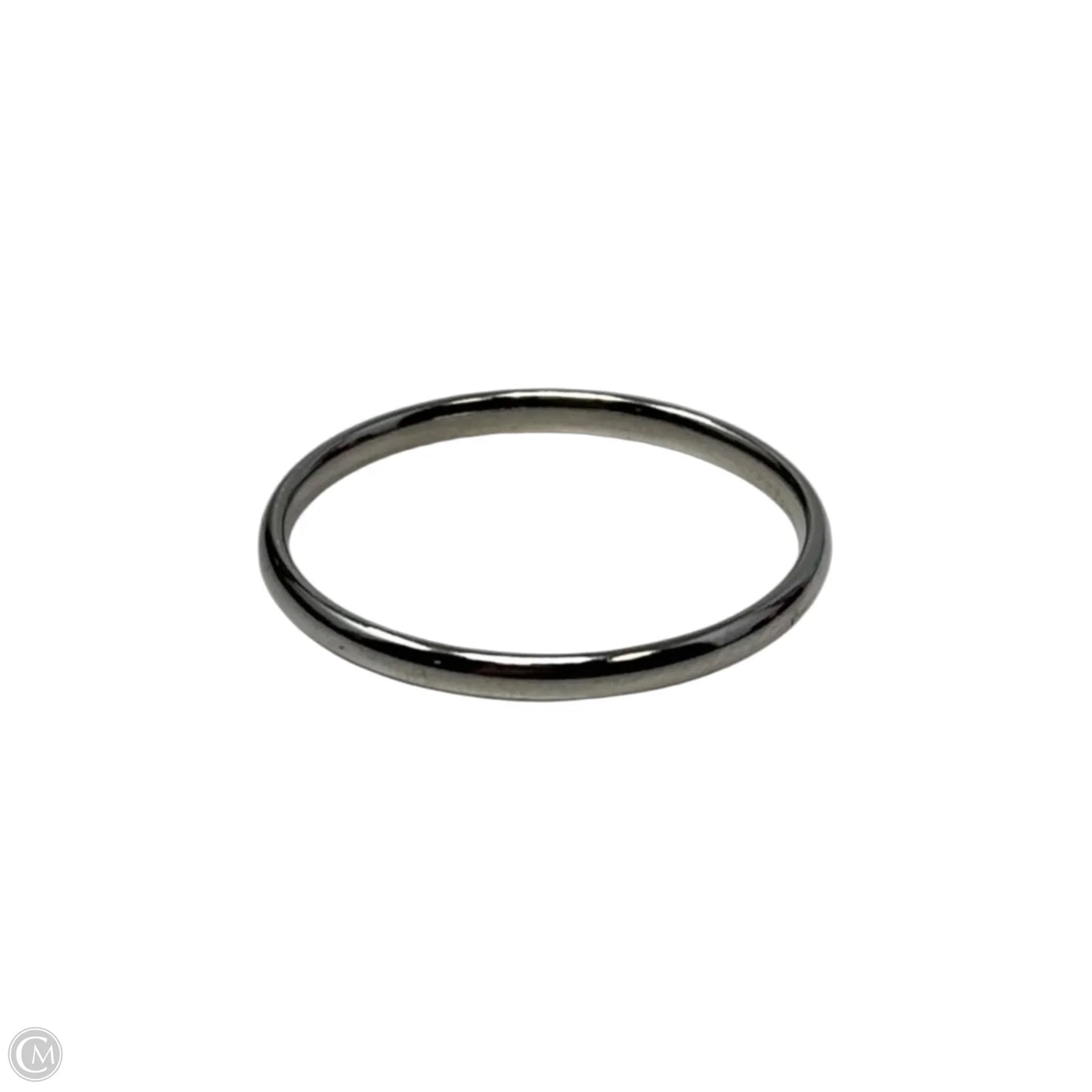 Plain Sterling Silver Band Ring, Size: 9.5