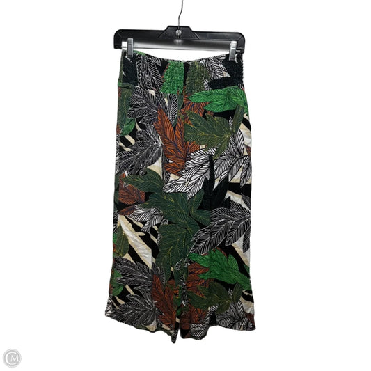 Pants Linen By Tahari In Tropical Print, Size: M