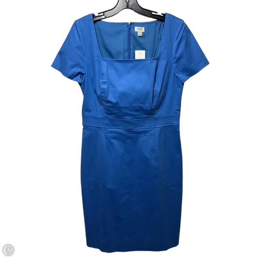Dress Casual Midi By J. Crew In Blue, Size: 12
