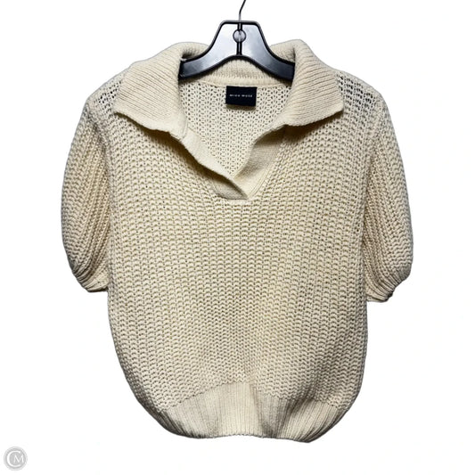 Sweater By Miou Muse In Cream, Size: S