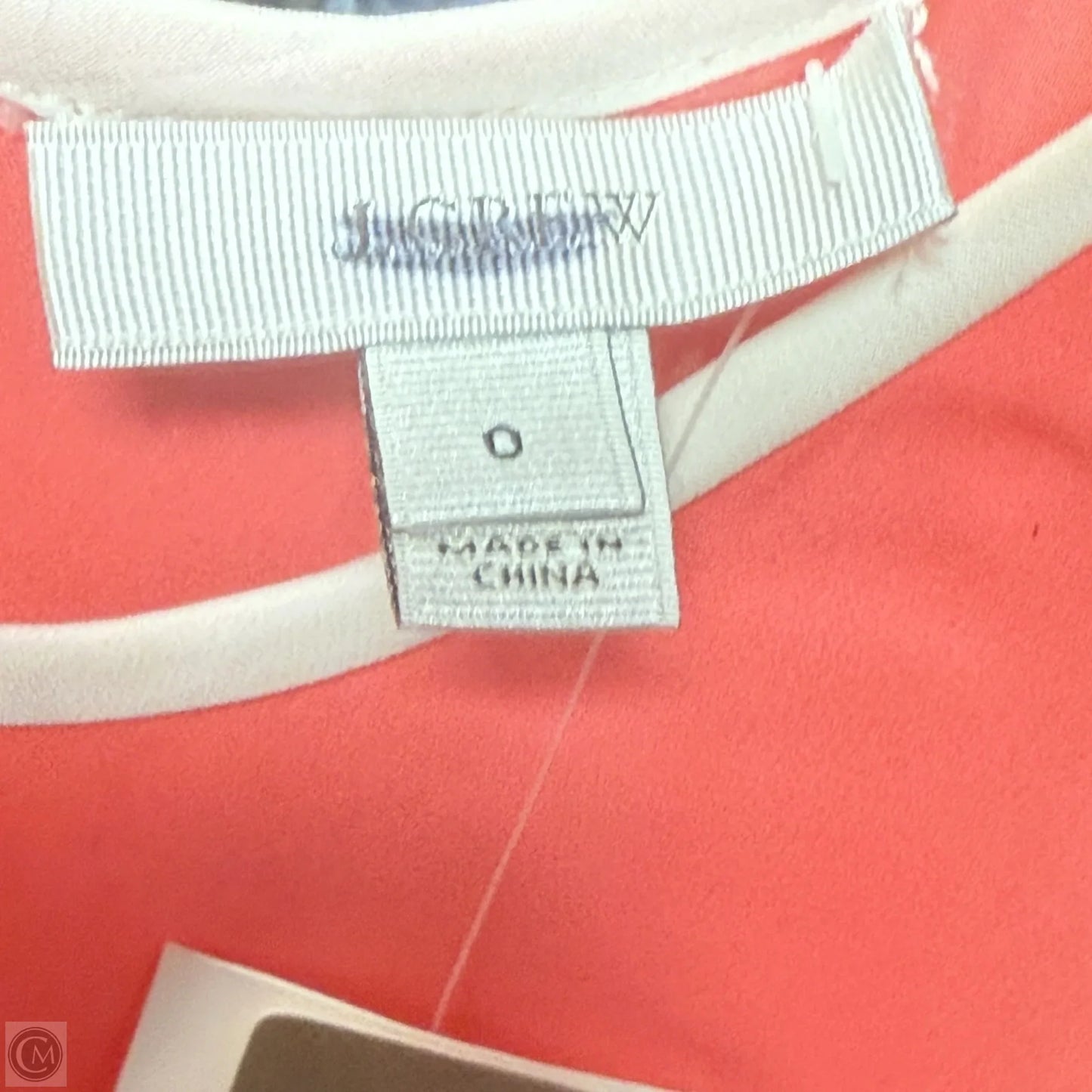 Sleeveless Silk Tank Top By J. Crew In Orange, Size: 0p