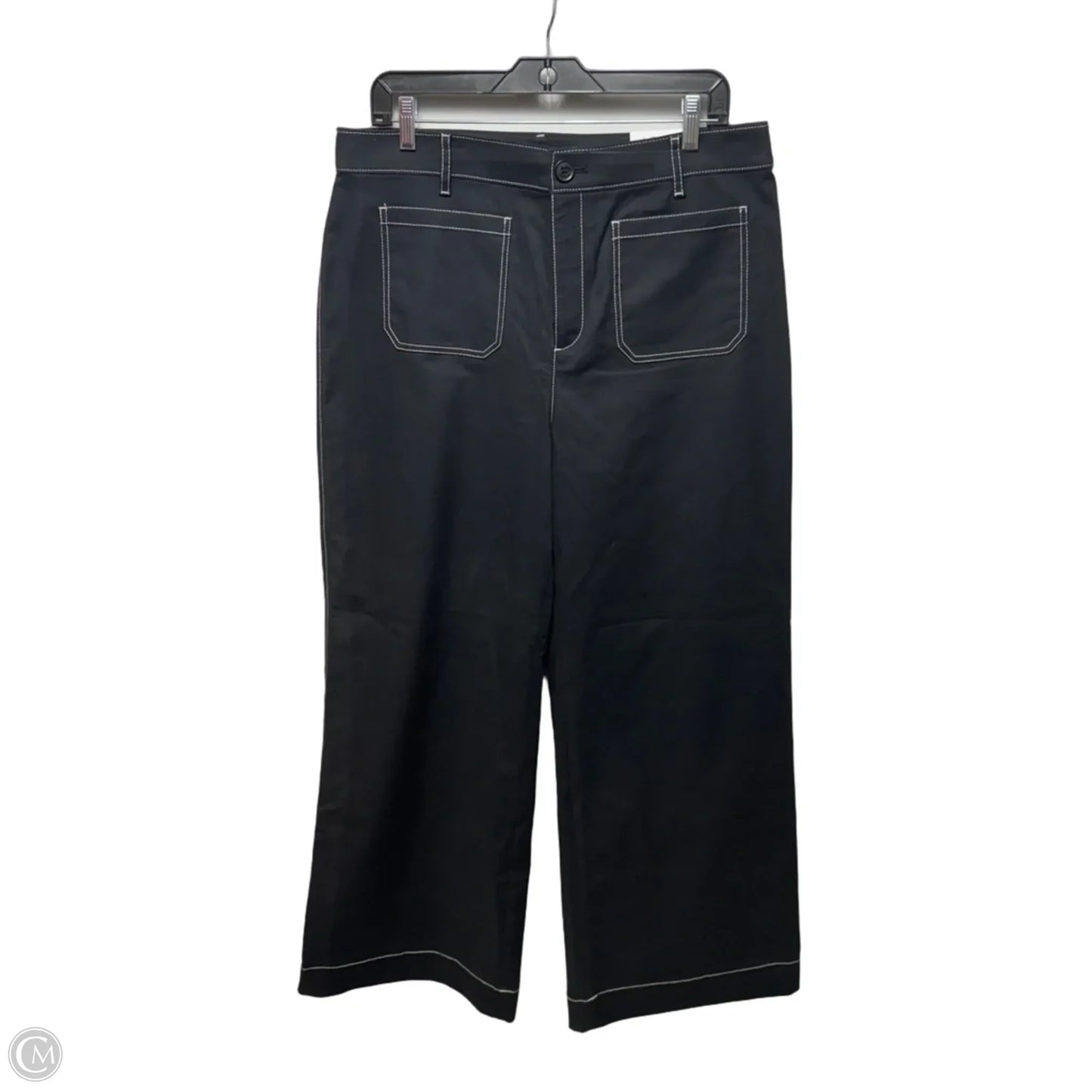 The Palmer Wide LegHigh Rise Pants By Loft In Black, Size: 12