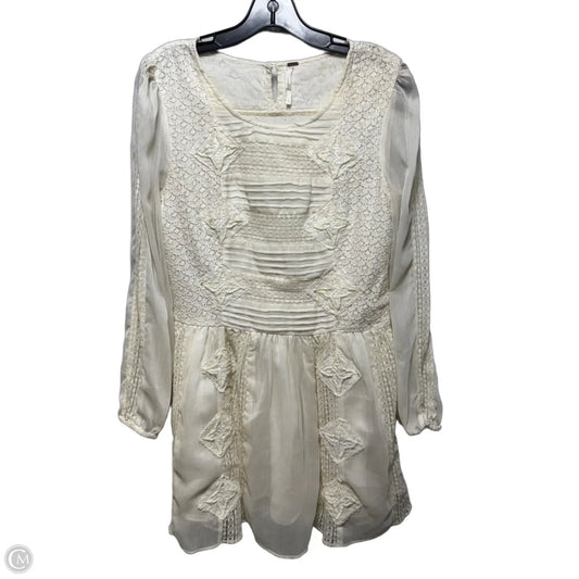 Leigh Dress Casual Short By Free People In Cream, Size: S