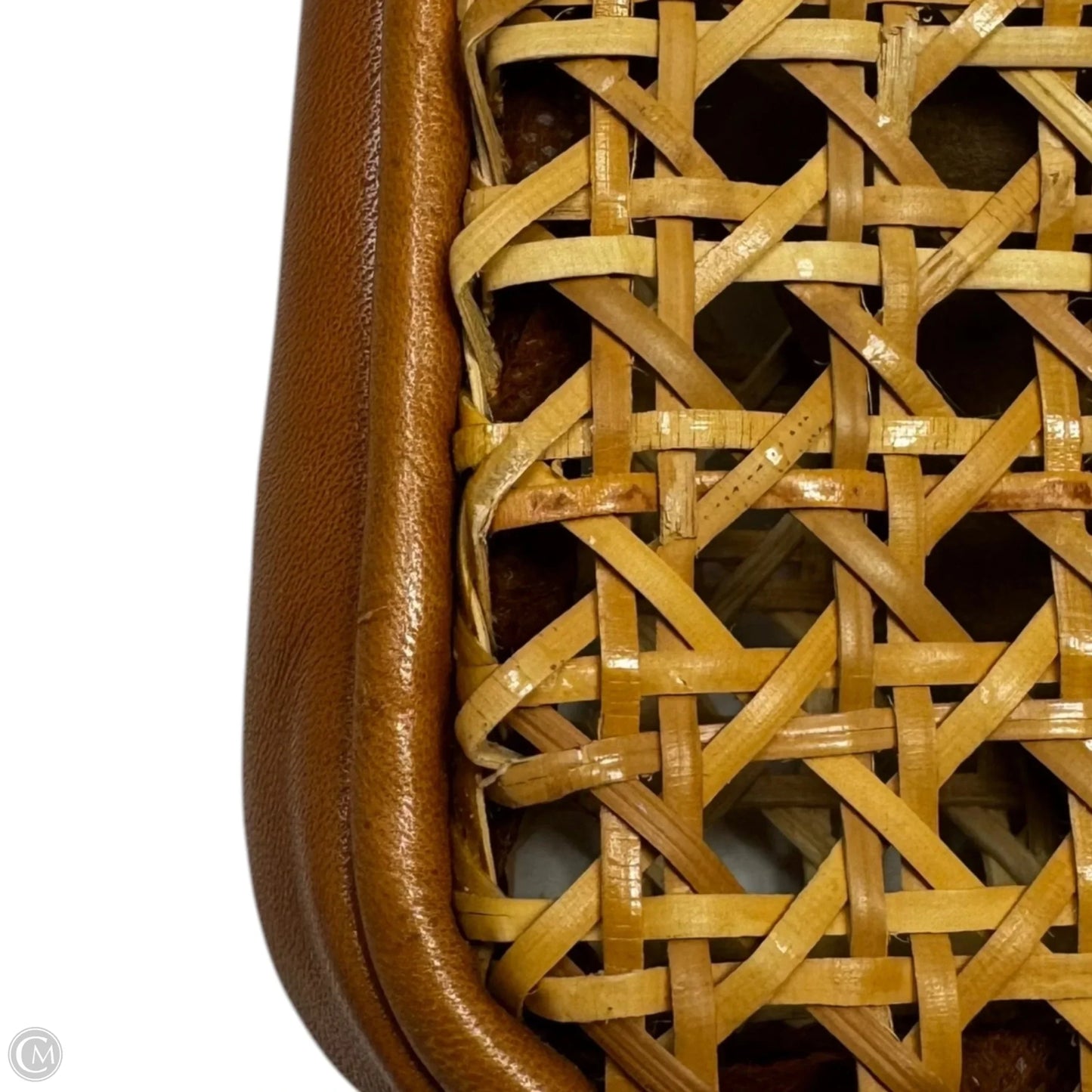 Wicker Sling Bag By Inlakesh, Size: Large