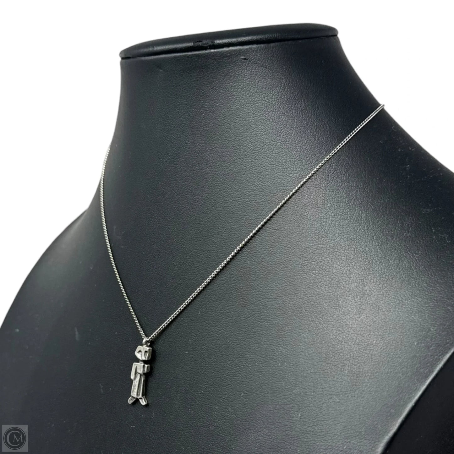 Cubist Figure Pendant Necklace