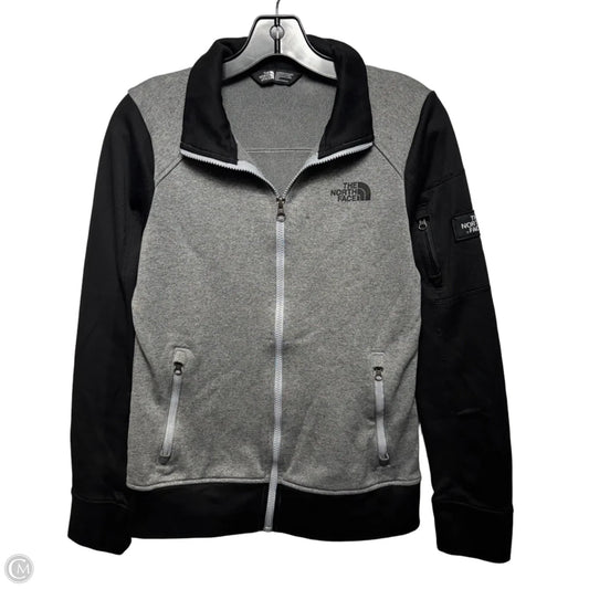Athletic Jacket By The North Face In Black & Grey, Size: S