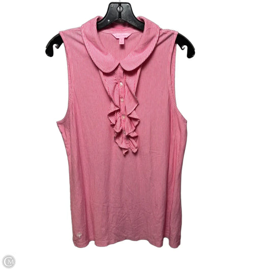 Top Sleeveless Designer By Lilly Pulitzer In Striped Pattern, Size: Xl