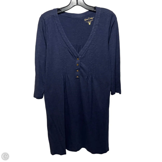 Dress Designer By Lilly Pulitzer In Navy, Size: L