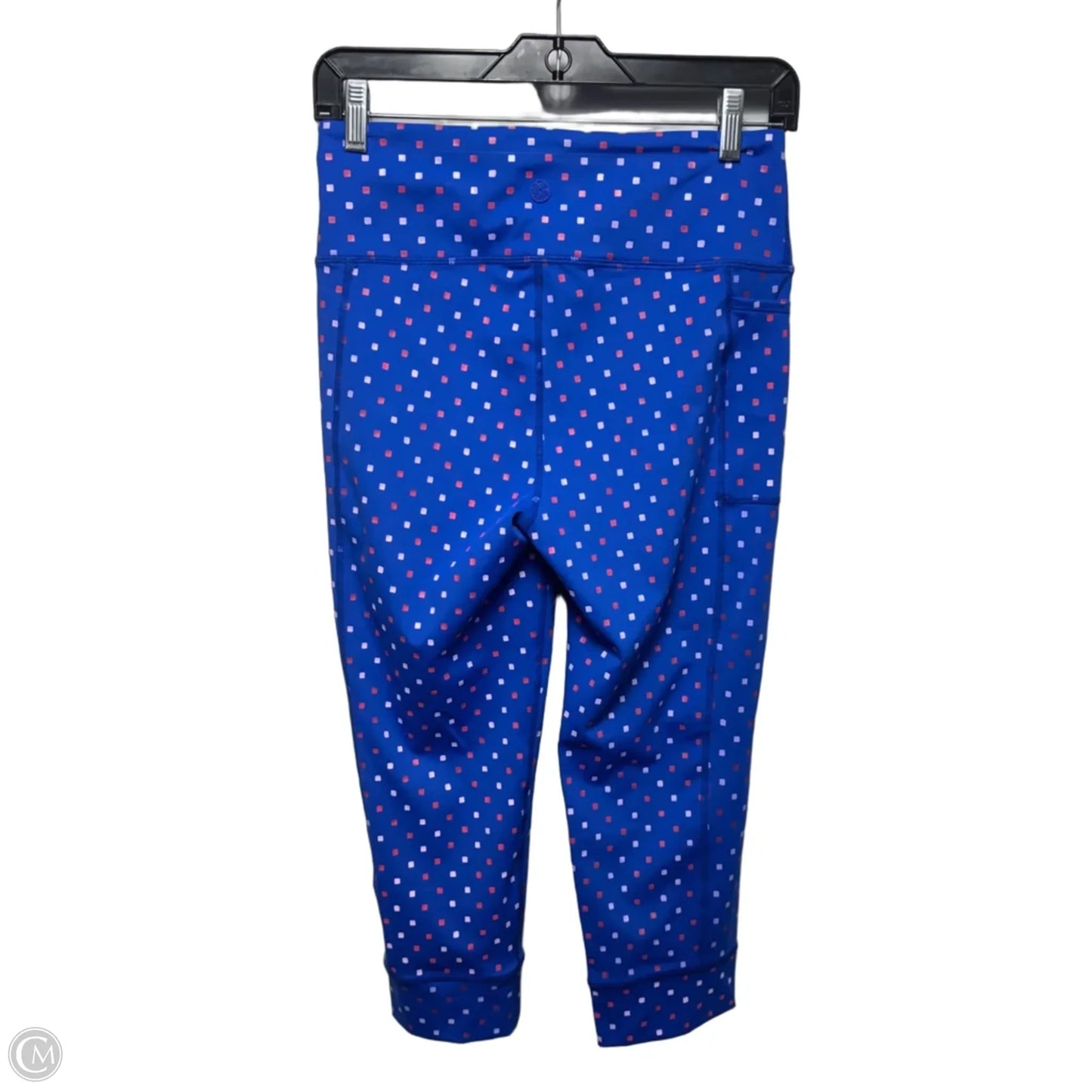 Athletic Leggings Pants Designer By Luxletic Lilly Pulitzer In Blue & Pink, Size: M