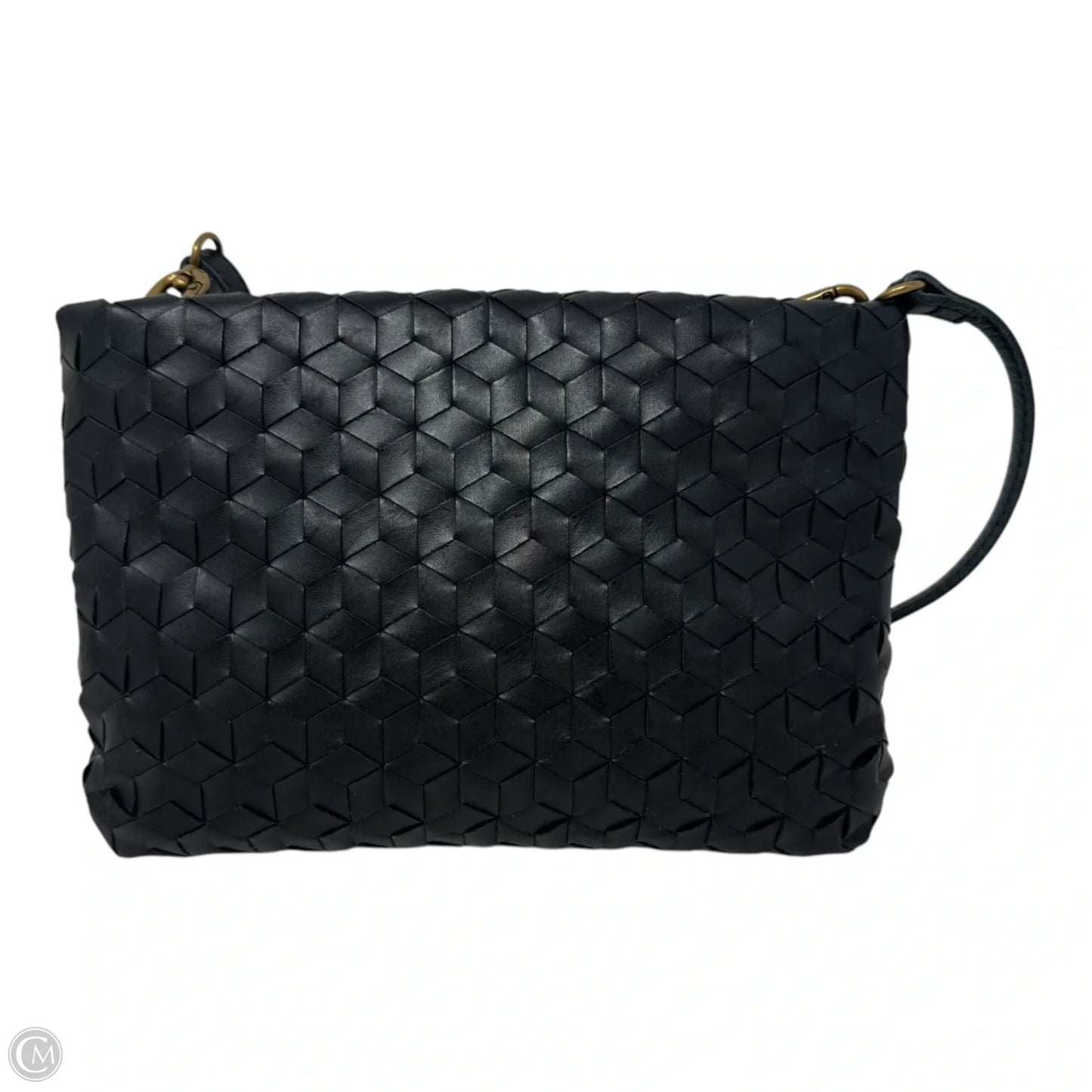 Woven Leather Crossbody By Madewell, Size: Small