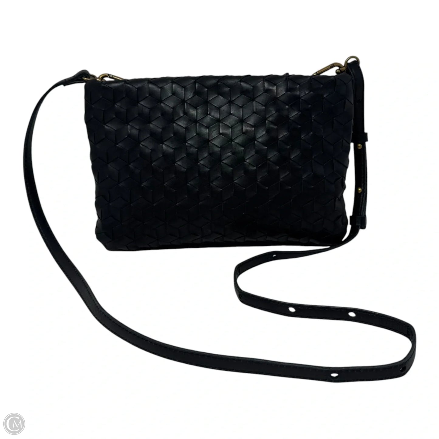 Woven Leather Crossbody By Madewell, Size: Small