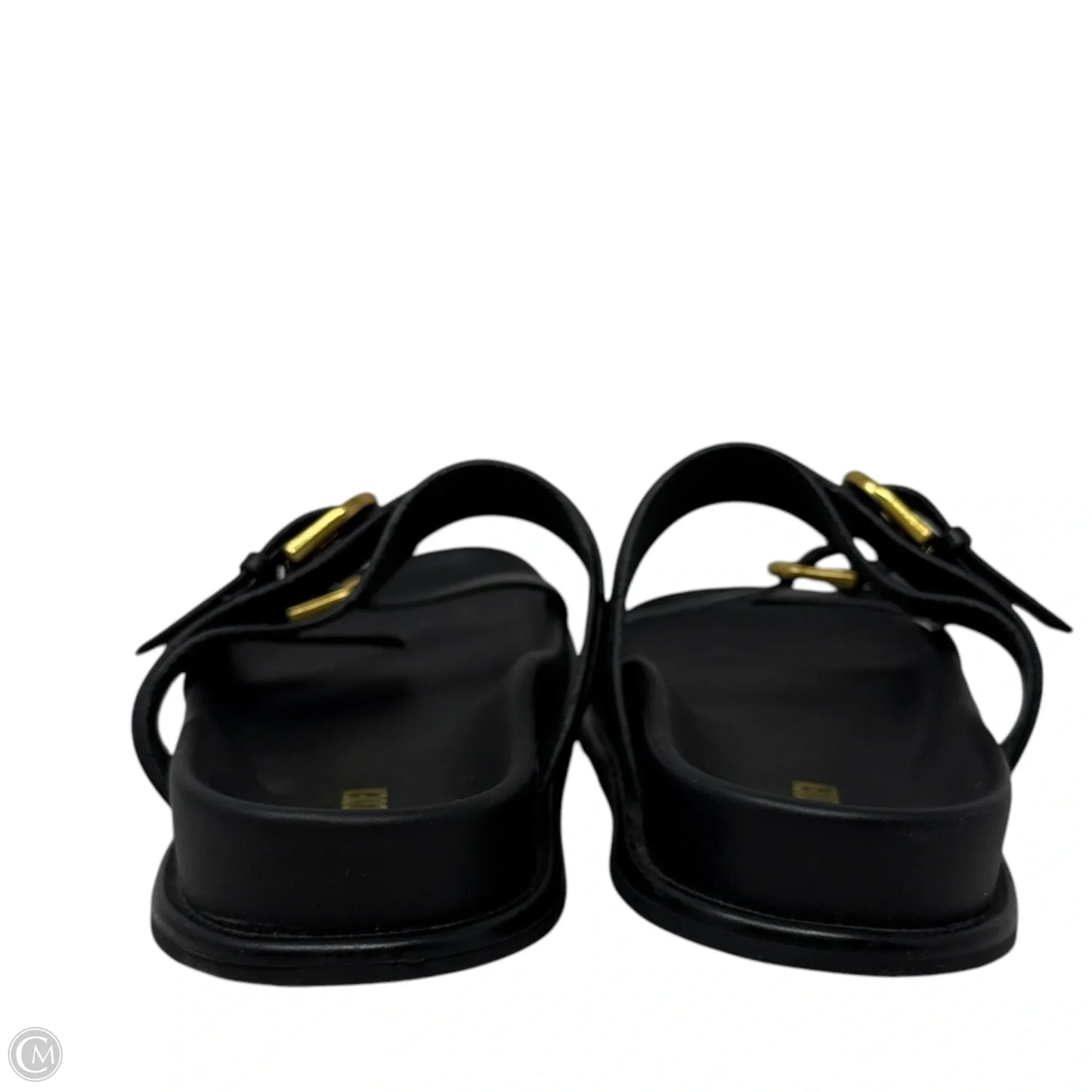 Zina Slide Sandals By Steve Madden In Black, Size: 8.5