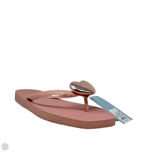 Roseanne  Flip Flop Sandals By Shade & Shore In Pink, Size: 7