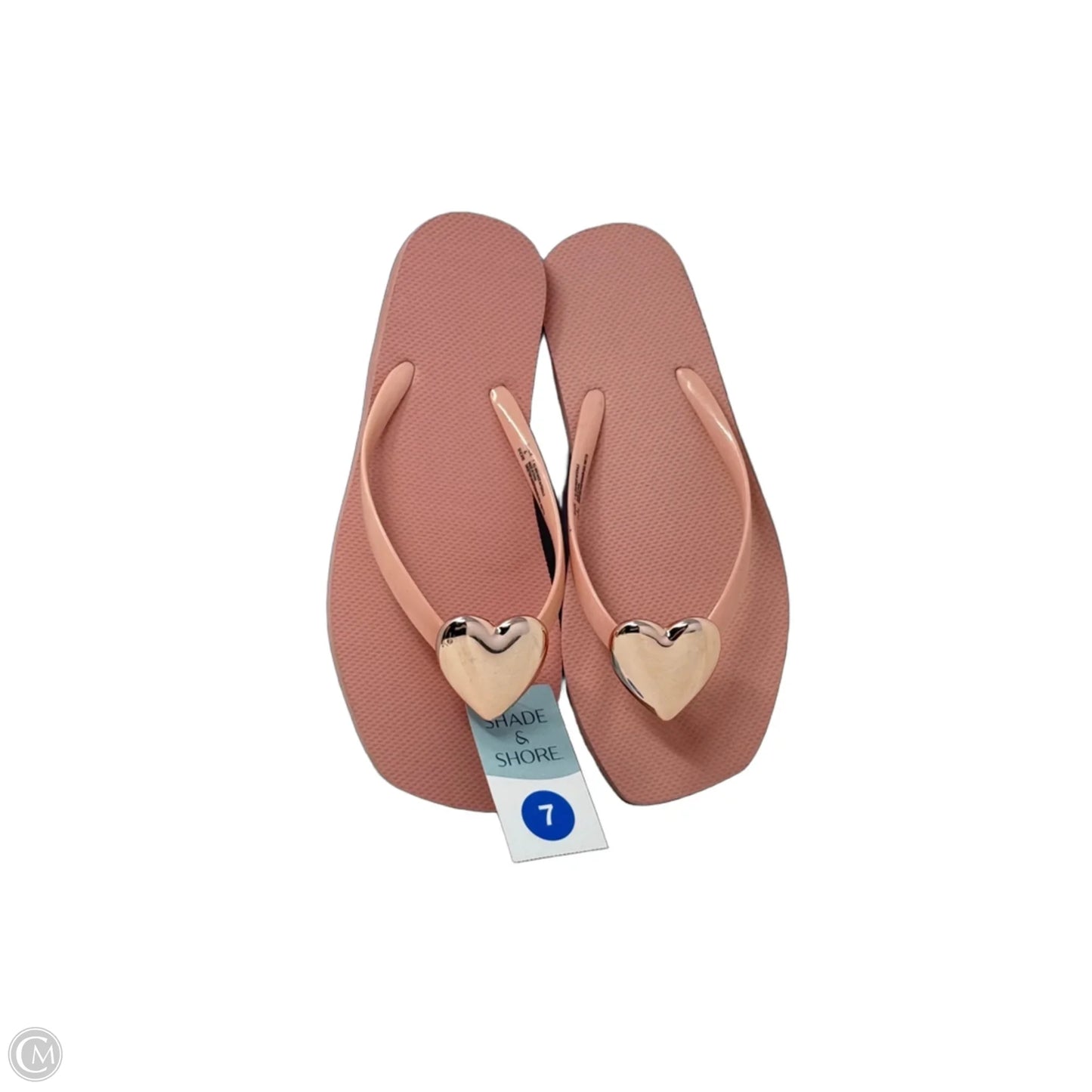 Roseanne  Flip Flop Sandals By Shade & Shore In Pink, Size: 7