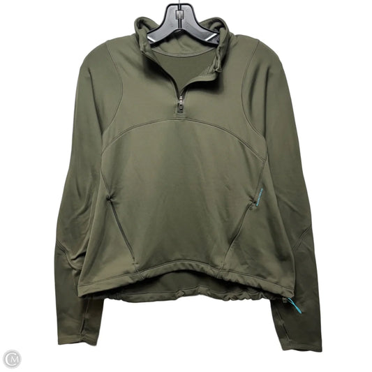 Athletic Jacket By Lululemon In Green, Size: 12
