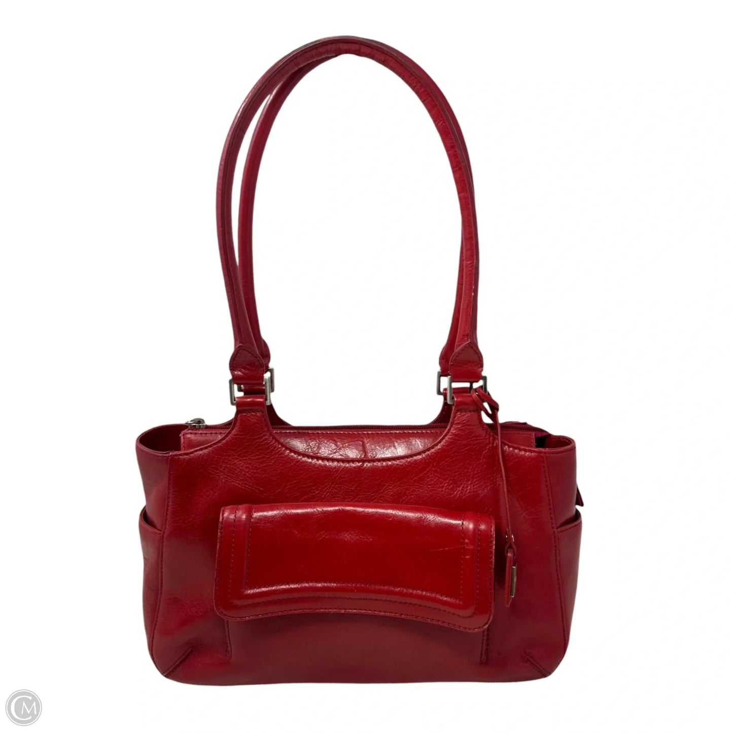 Shoulder Handbag Leather By Hobo Intl, Size: Medium