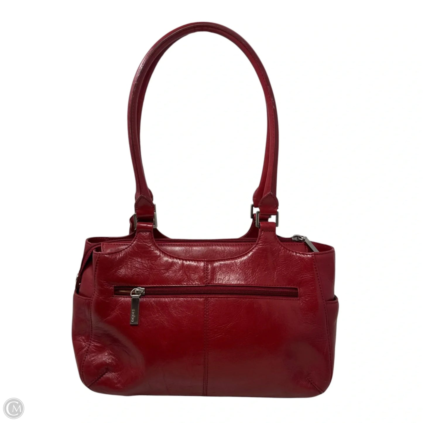 Shoulder Handbag Leather By Hobo Intl, Size: Medium