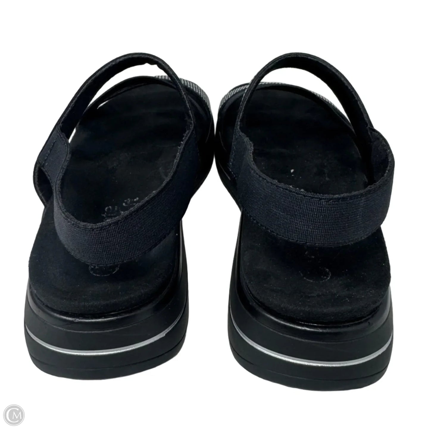 D1J59-03 Strappy Sandals Flats By Remonte In Black, Size: 8.5