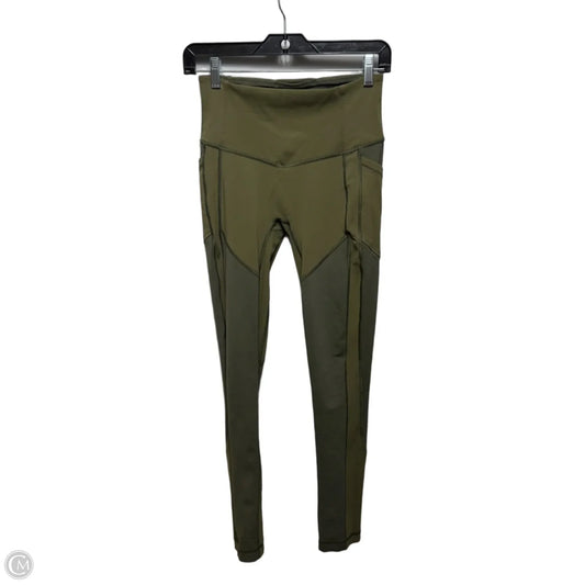 Athletic Leggings By Lululemon In Green, Size: 6