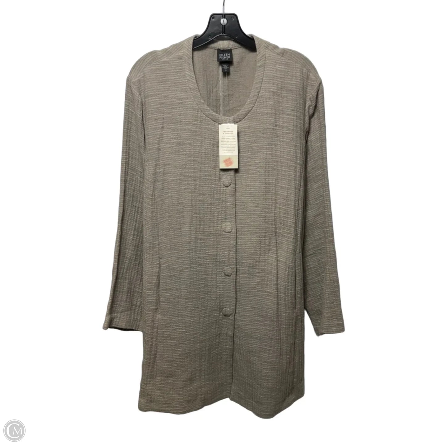 Coat Other By Eileen Fisher In Tan, Size: 2X