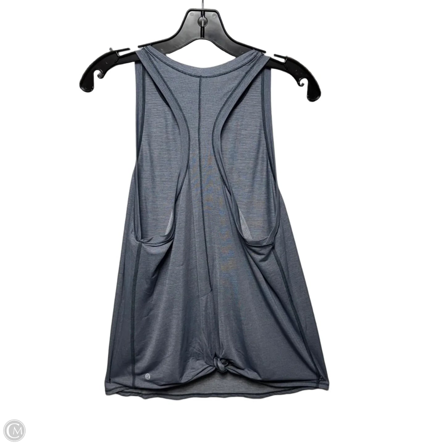 Athletic Tank Top By Lululemon In Grey/Blue, Size: 10