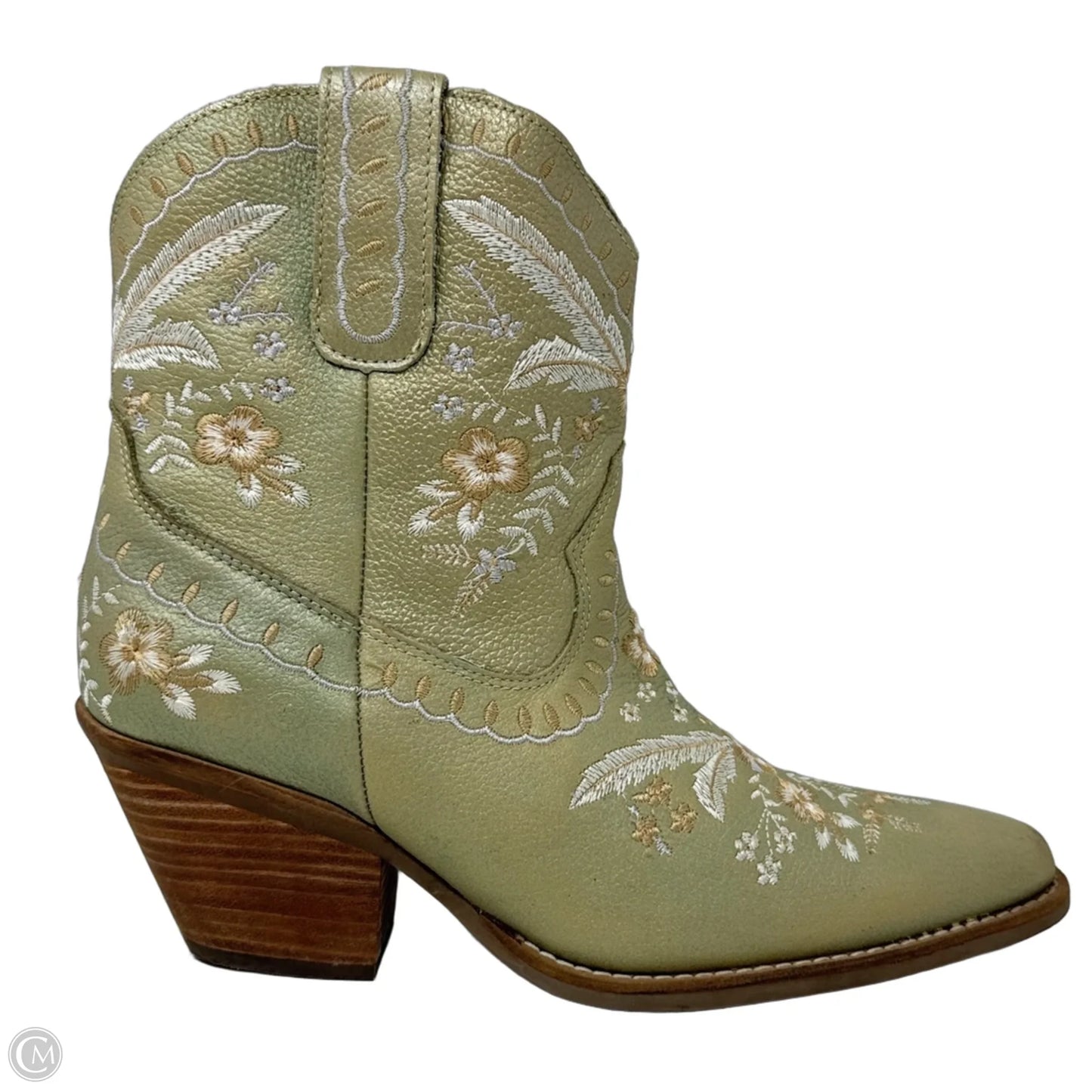 Primrose Cowgirl Boots By Dingo In Green, Size: 9.5
