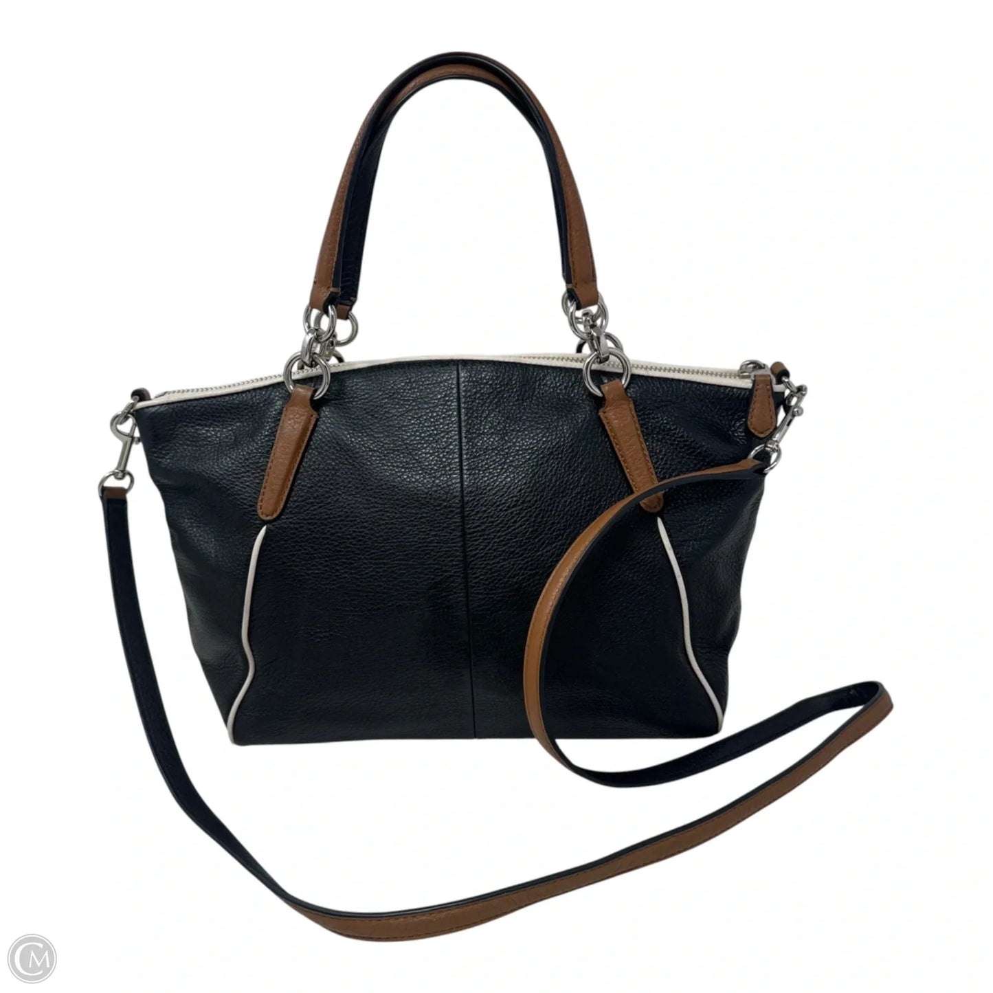 Kelsey Satchel Handbag Designer By Coach, Size: Medium