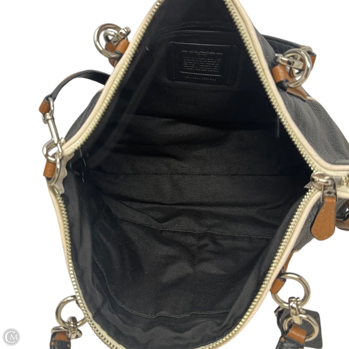 Kelsey Satchel Handbag Designer By Coach, Size: Medium