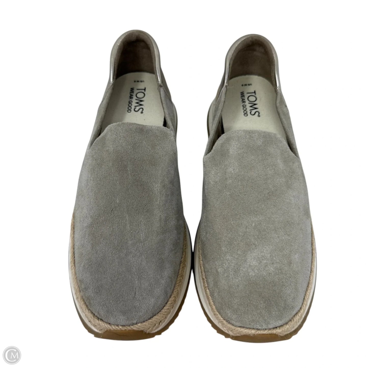 Jocelyn Espadrille Slip-On Sneakers By Toms In Brown & Cream, Size: 9