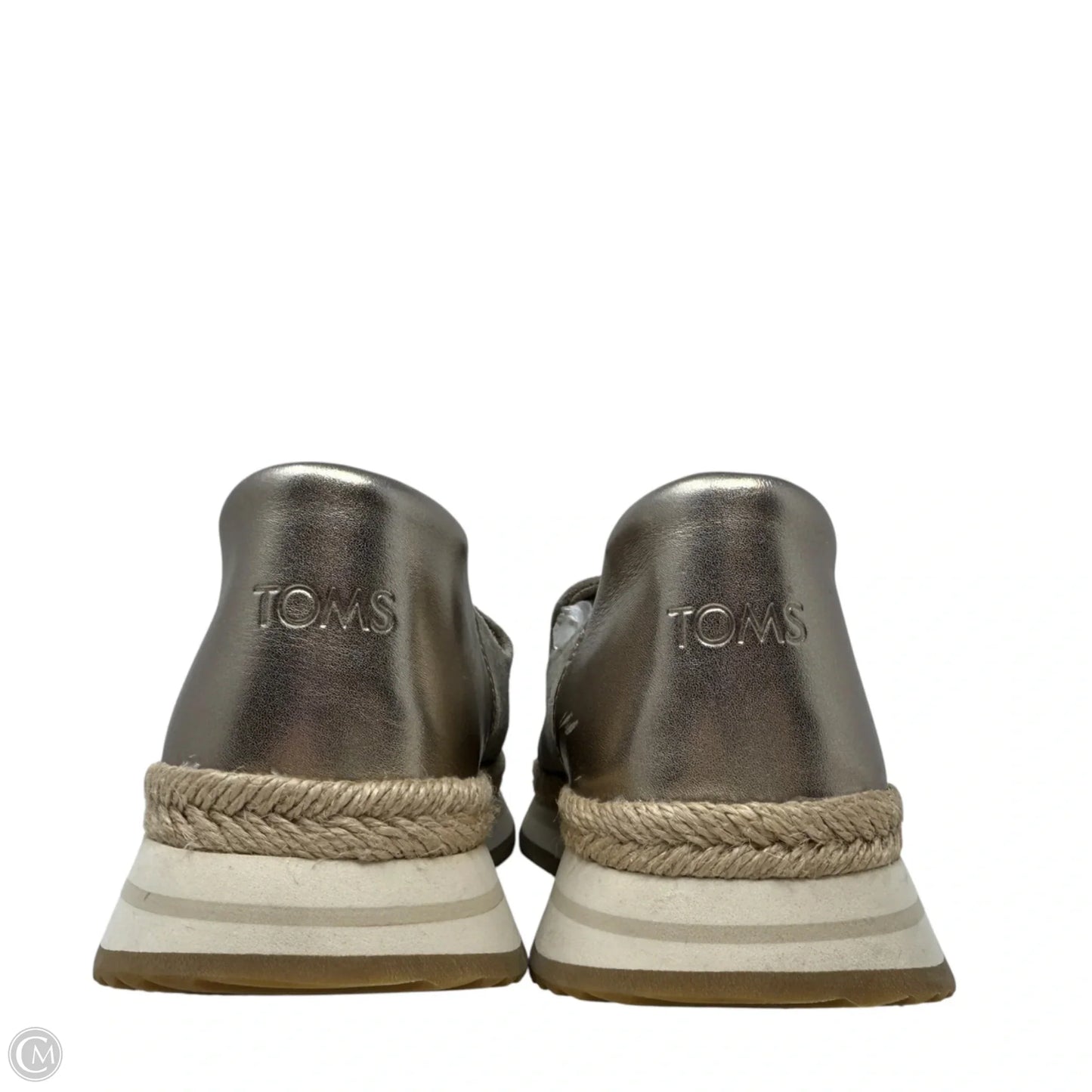 Jocelyn Espadrille Slip-On Sneakers By Toms In Brown & Cream, Size: 9
