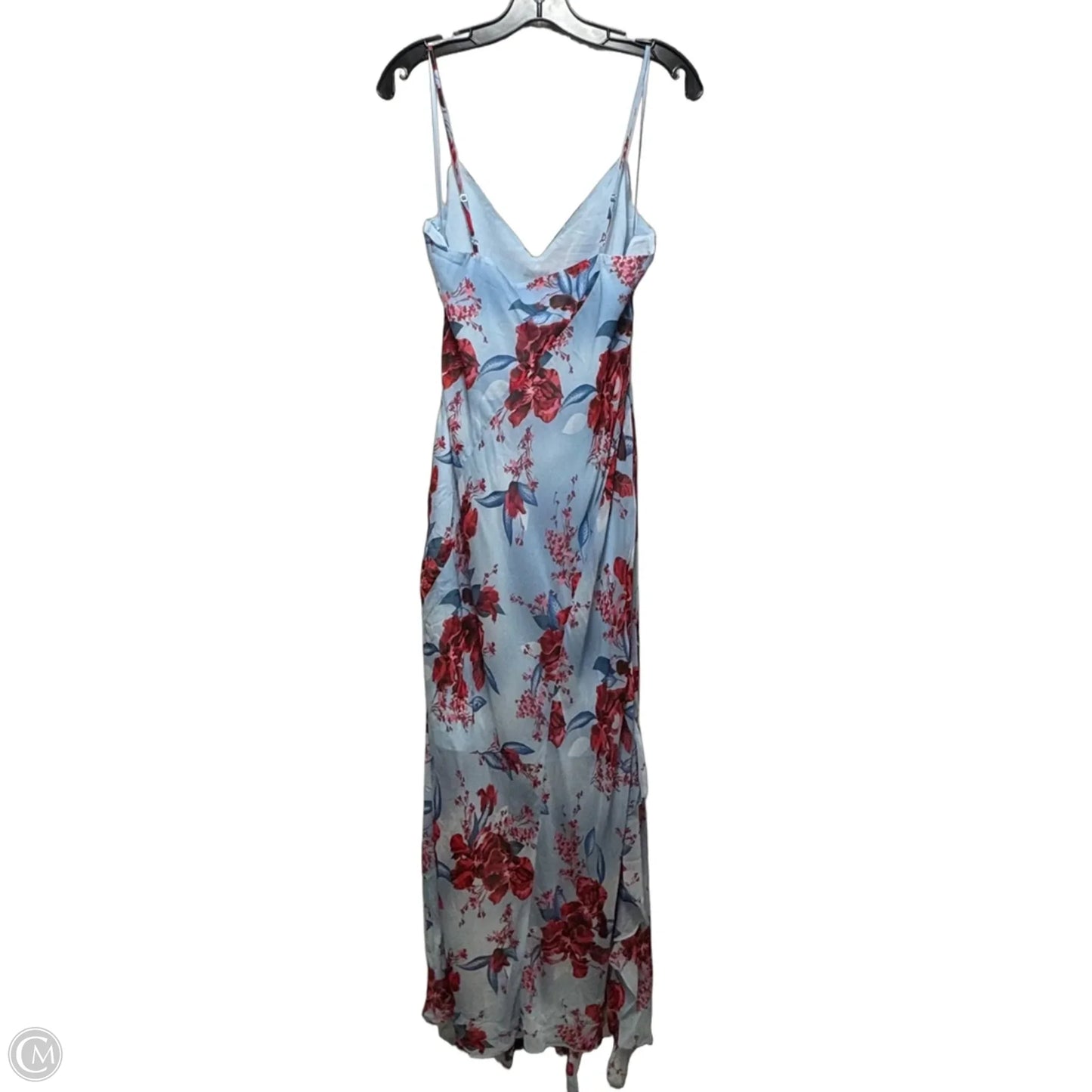 Dress Casual Midi By J. Crew In Blue & Red, Size: 12