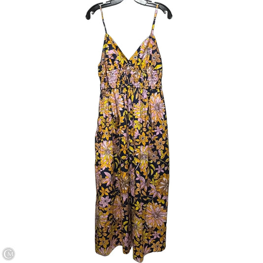 Dress Casual Maxi By J. Crew In Floral Print, Size: 12