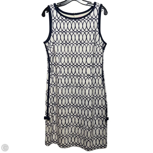 Dress Designer By Lilly Pulitzer In Blue & White, Size: L