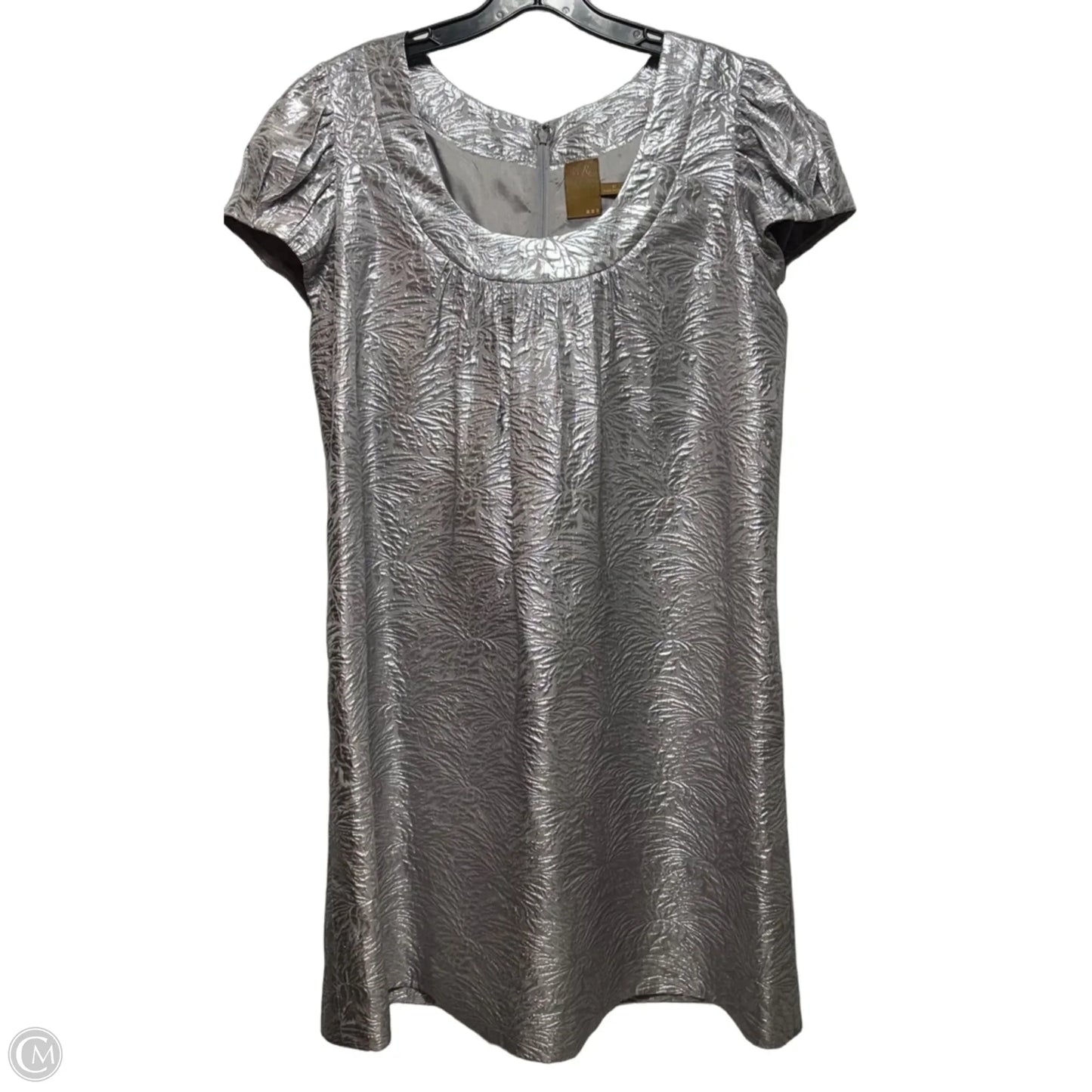 Dress Casual Short By Ali Ro In Silver, Size: 12