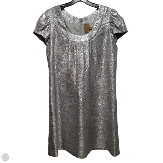 Dress Casual Short By Ali Ro In Silver, Size: 12