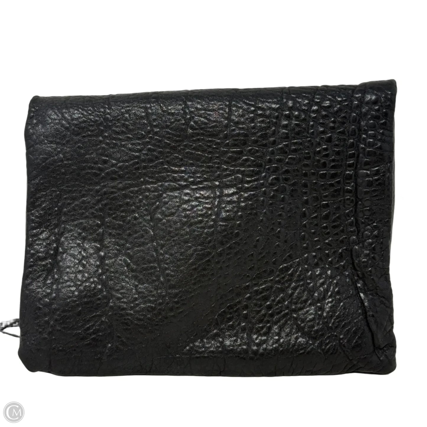 Leather Foldover Clutch By Bute, Size: Large