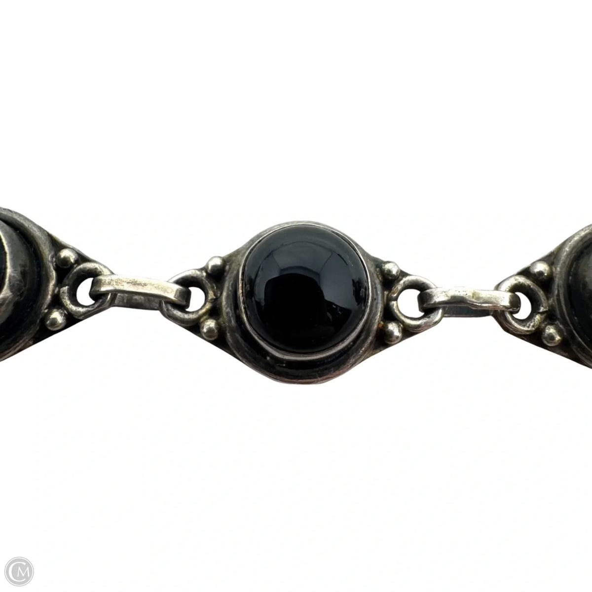 Onyx & Sterling Silver Bracelet