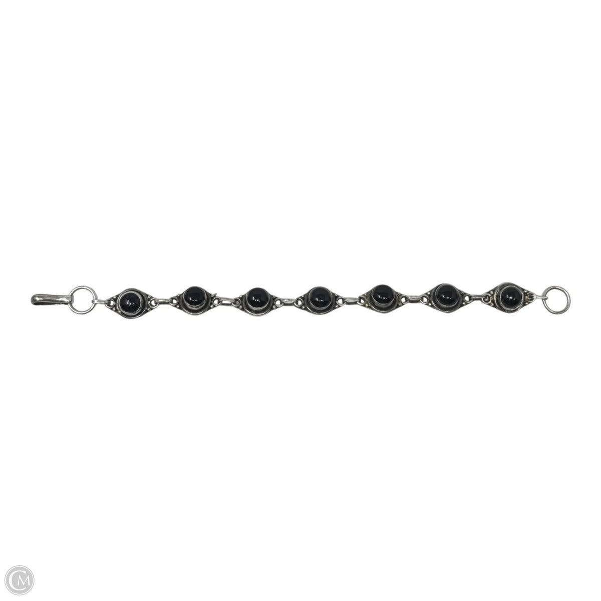 Onyx & Sterling Silver Bracelet