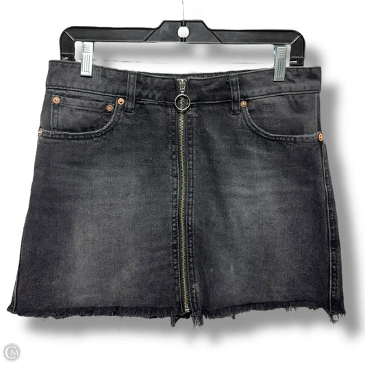 Zip It Up Mini Skirt By Free People In Black, Size: 6