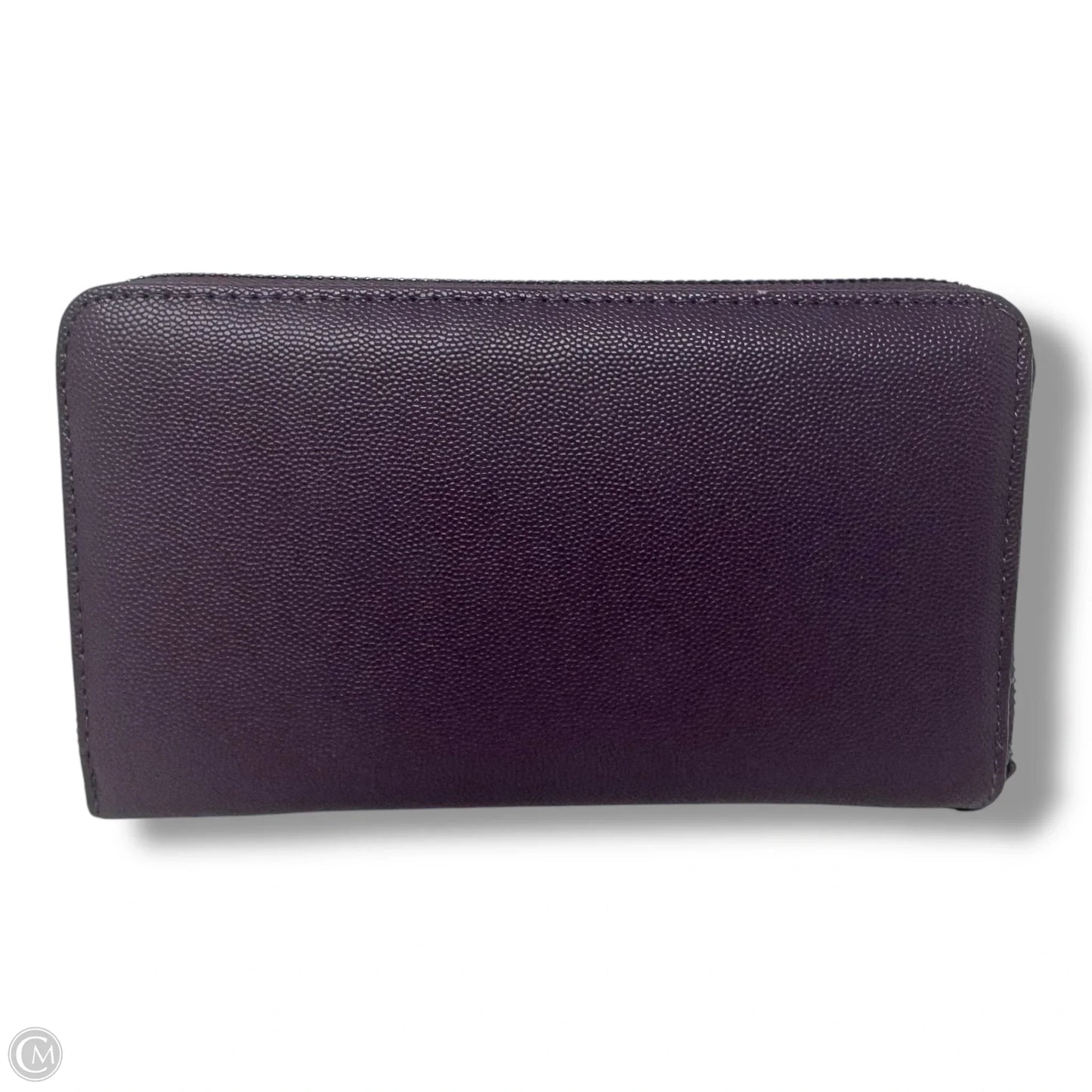 XO Zip Around Long Wallet WristletBy Betsey Johnson In Midnight Plum, Size: Medium
