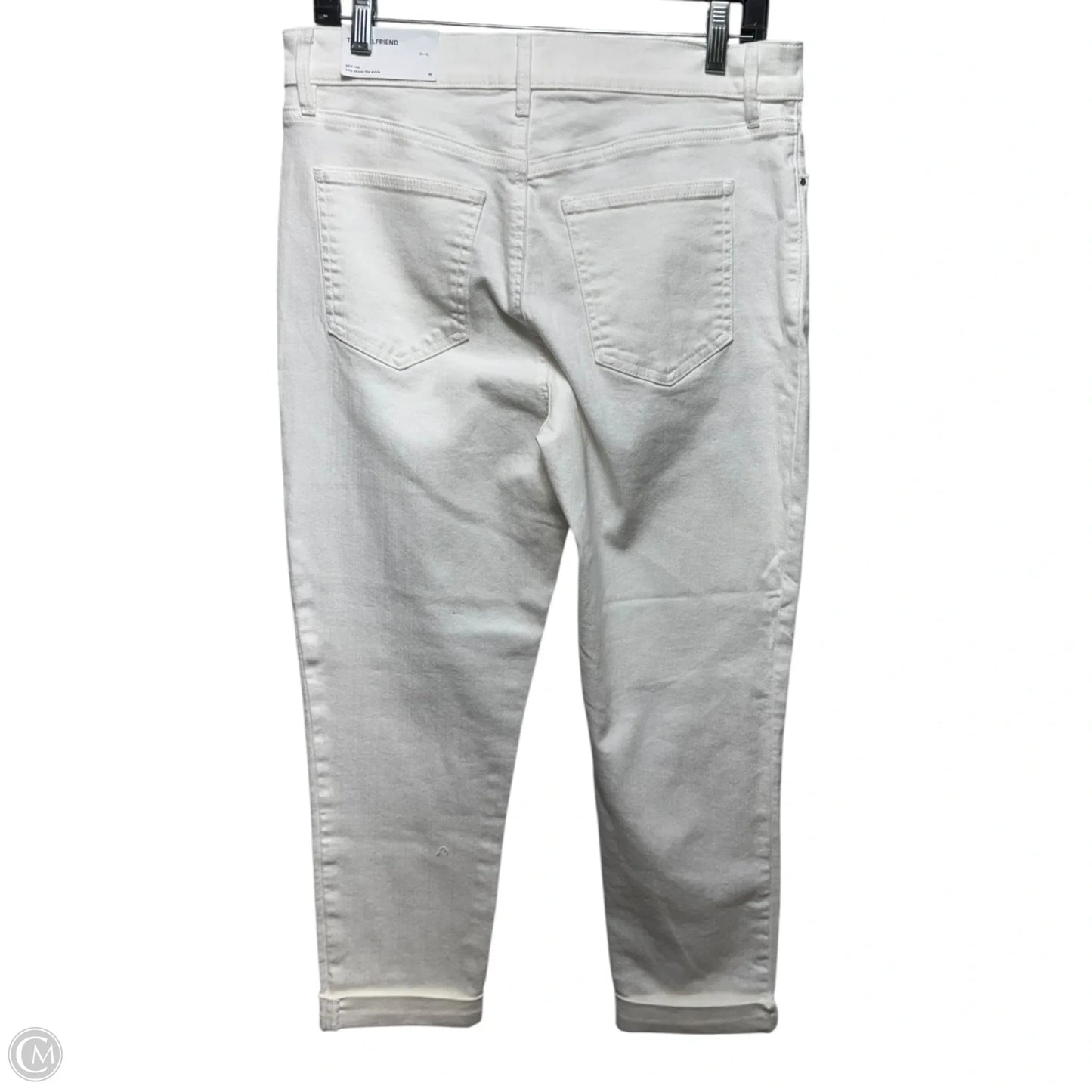 The Girlfriend Mid Rise Above the Ankle Jeans By Ann Taylor In White, Size: 10