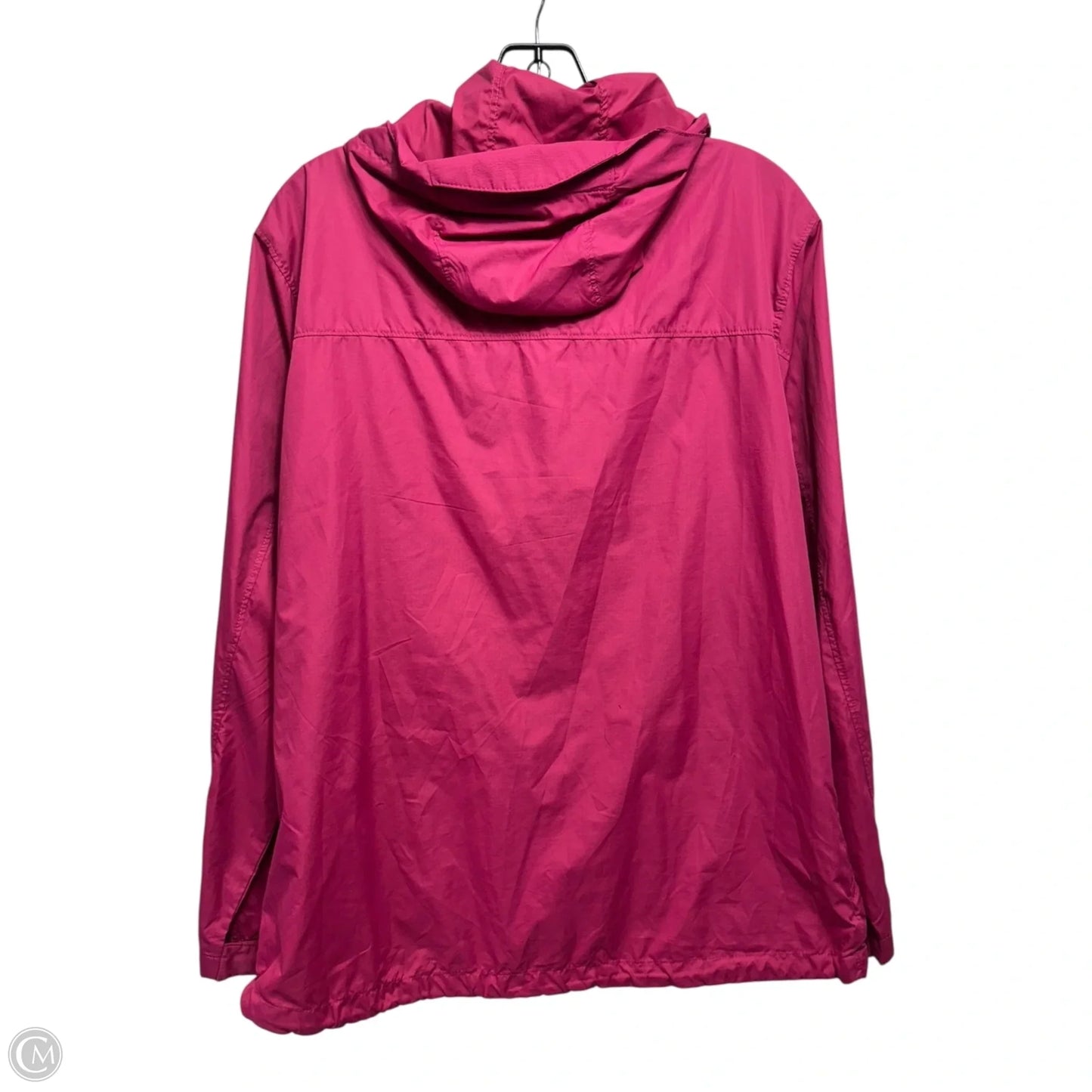 Jacket Windbreaker By Reel Legends In Pink, Size: L