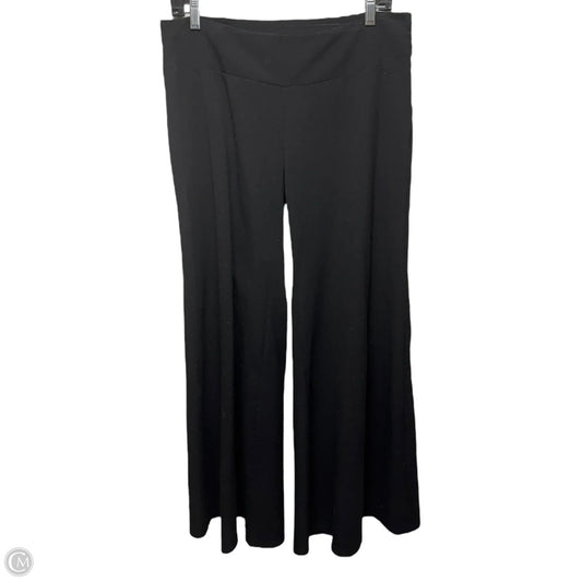 Pants Wide Leg By Ing In Black, Size: L