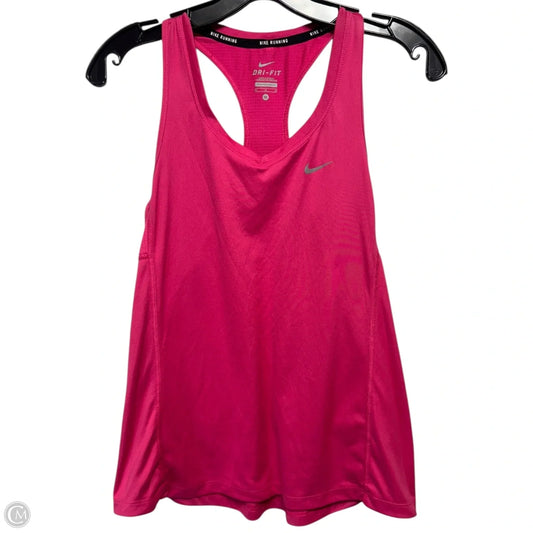 Athletic Tank Top By Nike Apparel In Pink, Size: M
